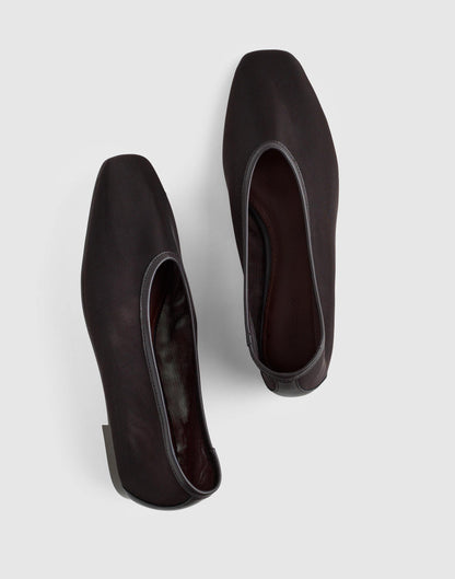 The Mylie Ballet Flat Dark Carob | Madewell Hot Sale
