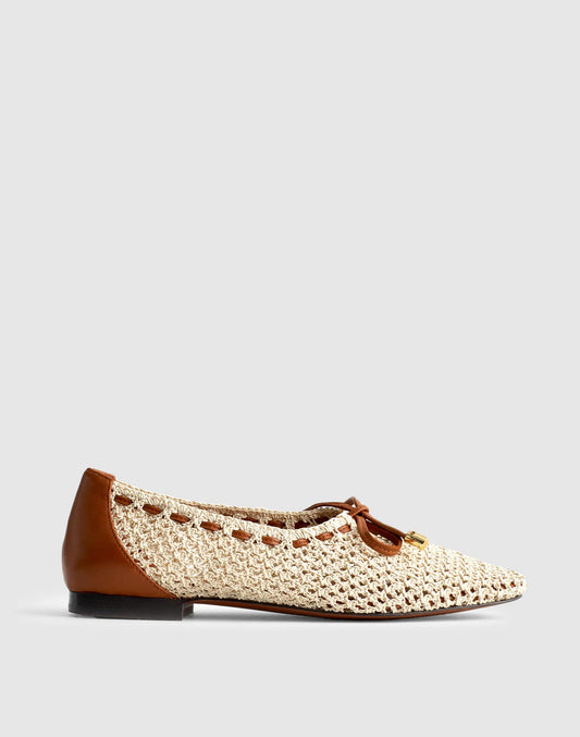 The Mylie Ballet Flat Natural | Madewell Featured