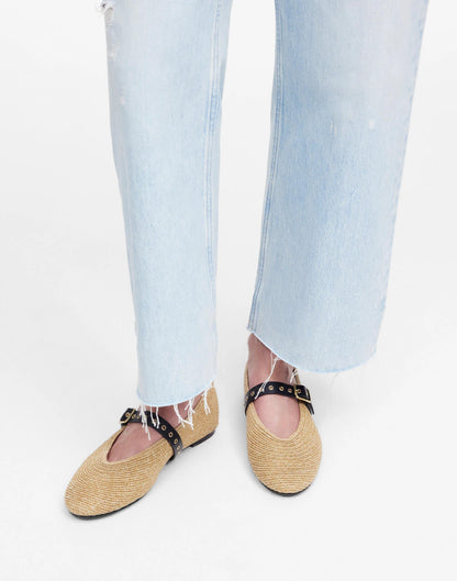 The Remy Mary Jane Flat Natural Multi | Madewell Quality