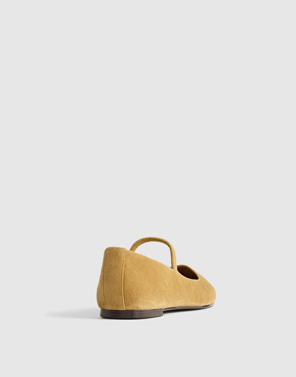The Greta Ballet Flat Olive Surplus | Madewell Best Seller
