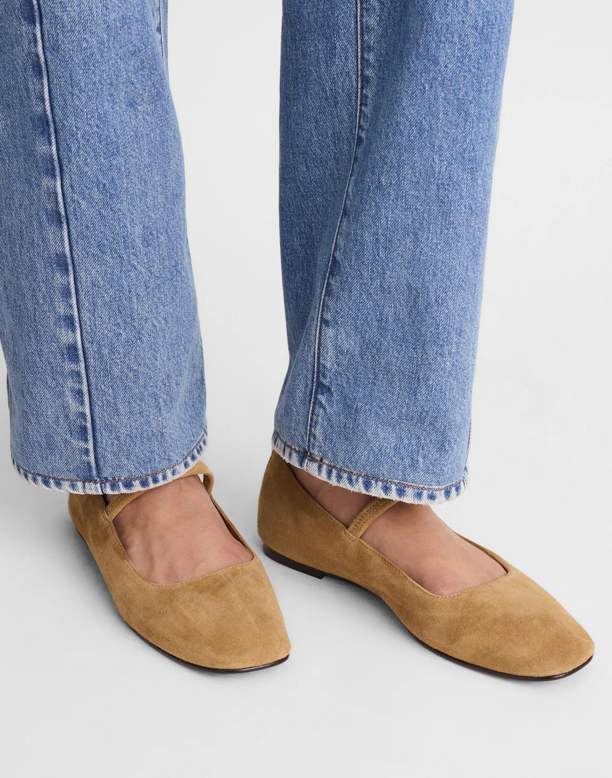 The Greta Ballet Flat Olive Surplus | Madewell Best Seller