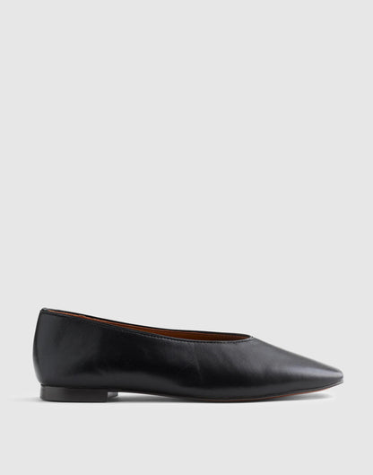 The Mylie Ballet Flat True Black | Madewell Smart Buy
