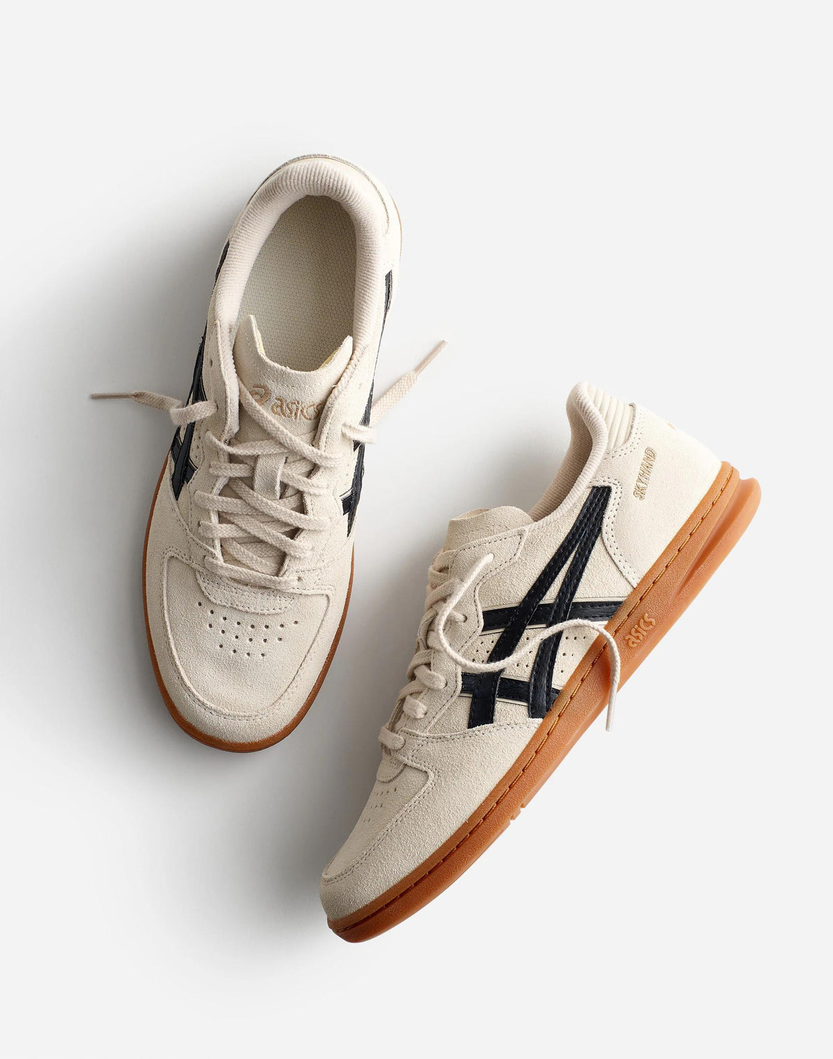 ASICS® SKYHAND™ OG Sneakers Oatmeal Black | Madewell Trusted