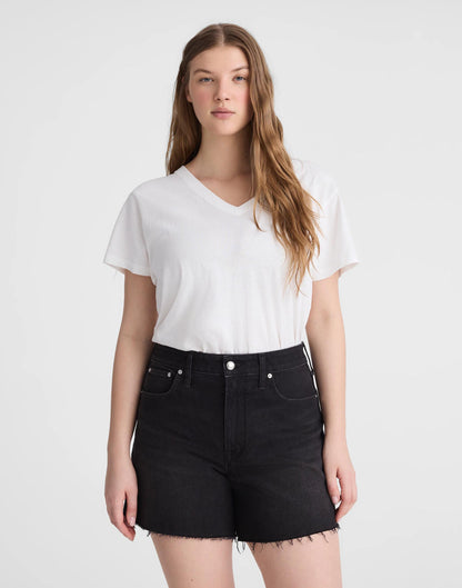 The Curvy Perfect Vintage Mid-Length Jean Short Catalani Wash | Madewell Quality
