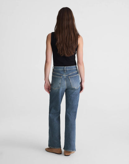 Short Circular Wide-Leg Jean Soft Indigo Wash | Madewell Value