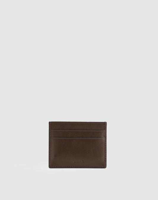 The Card Case Dark Carob | Madewell New