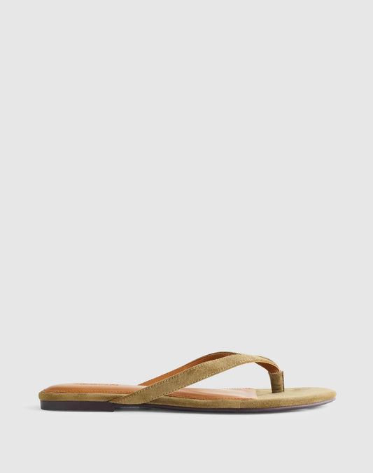 The Iggy Thong Sandal Safari Khaki | Madewell Discount