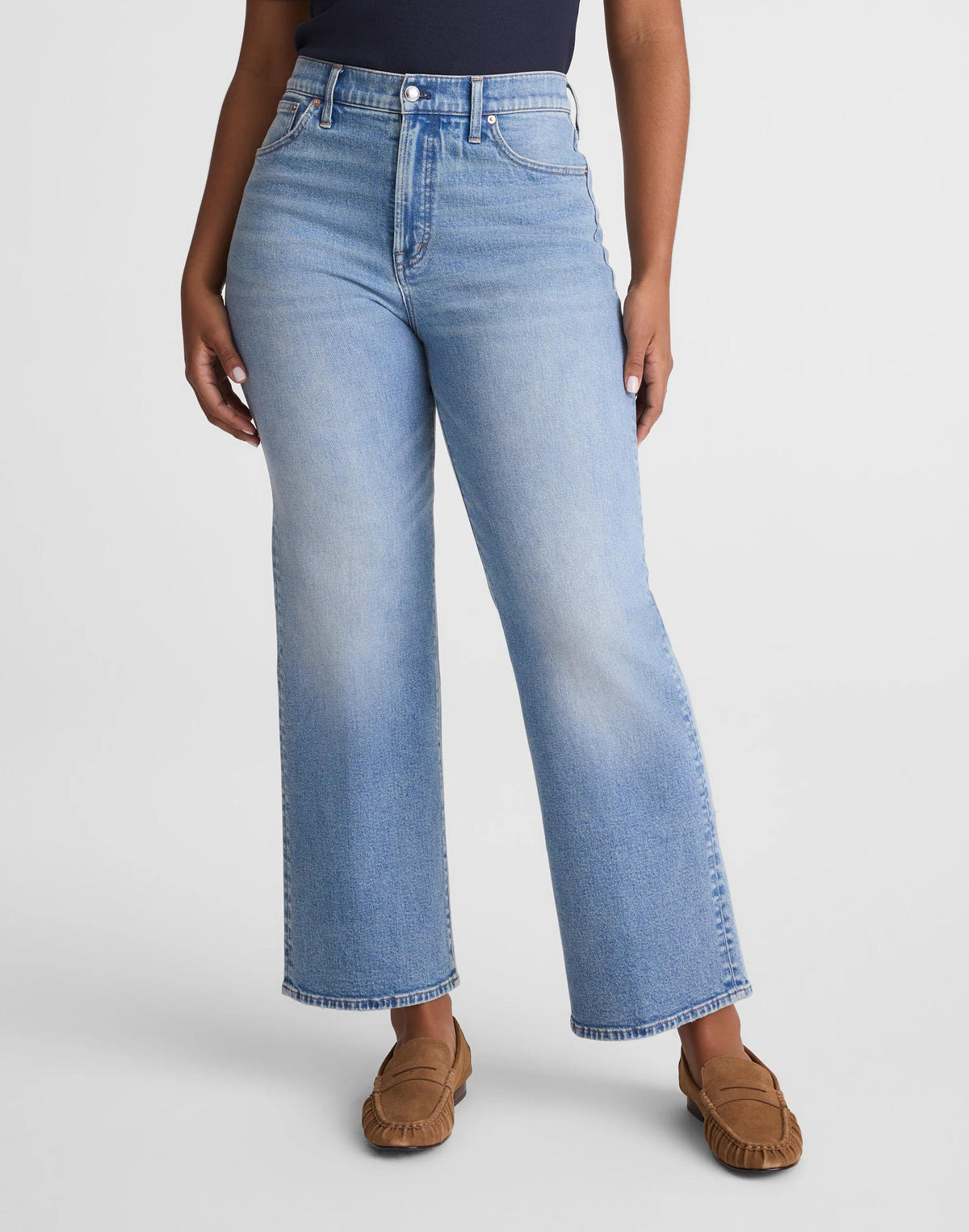 The Short Curvy Perfect Vintage Wide-Leg Crop Jean Raebrook Wash | Madewell Best Price