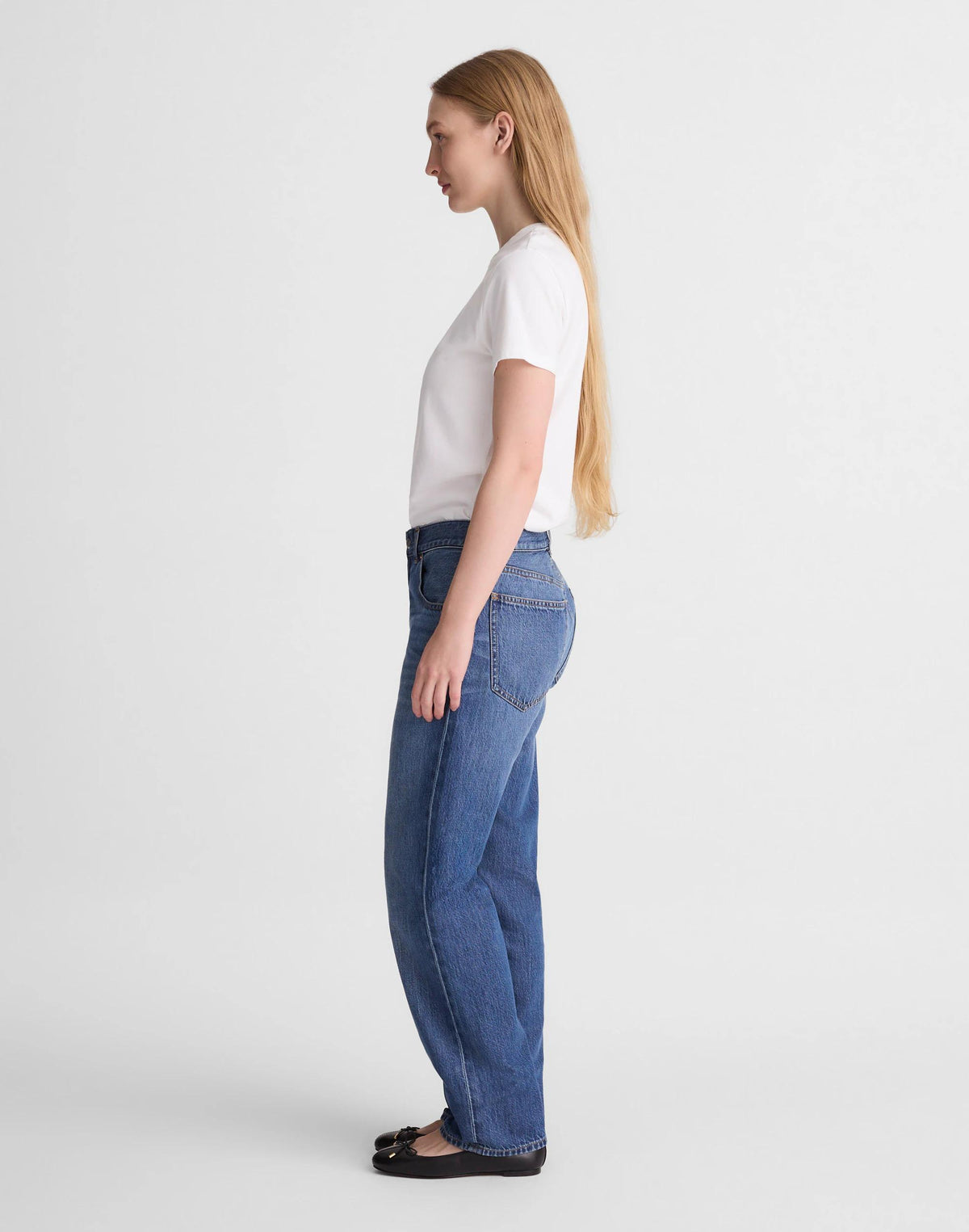 The Petite Dean Easy Straight Jean in Airy Denim Birkdale Wash | Madewell Customer Favorite