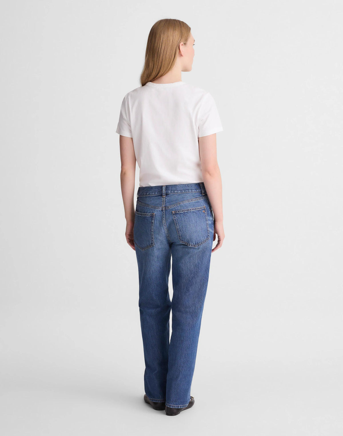 The Petite Dean Easy Straight Jean in Airy Denim Birkdale Wash | Madewell Customer Favorite