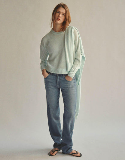 The Petite Dean Easy Straight Jean in Airy Denim Birkdale Wash | Madewell Customer Favorite