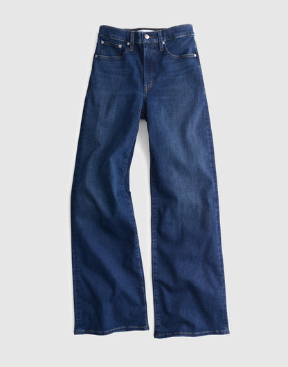 The Tall Wide-Leg Jean in Super Stretch Deep Ocean Wash | Madewell Best Price