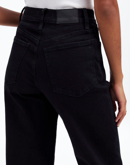 The Tall Perfect Vintage Wide-Leg Black Rinse Wash | Madewell Top Pick