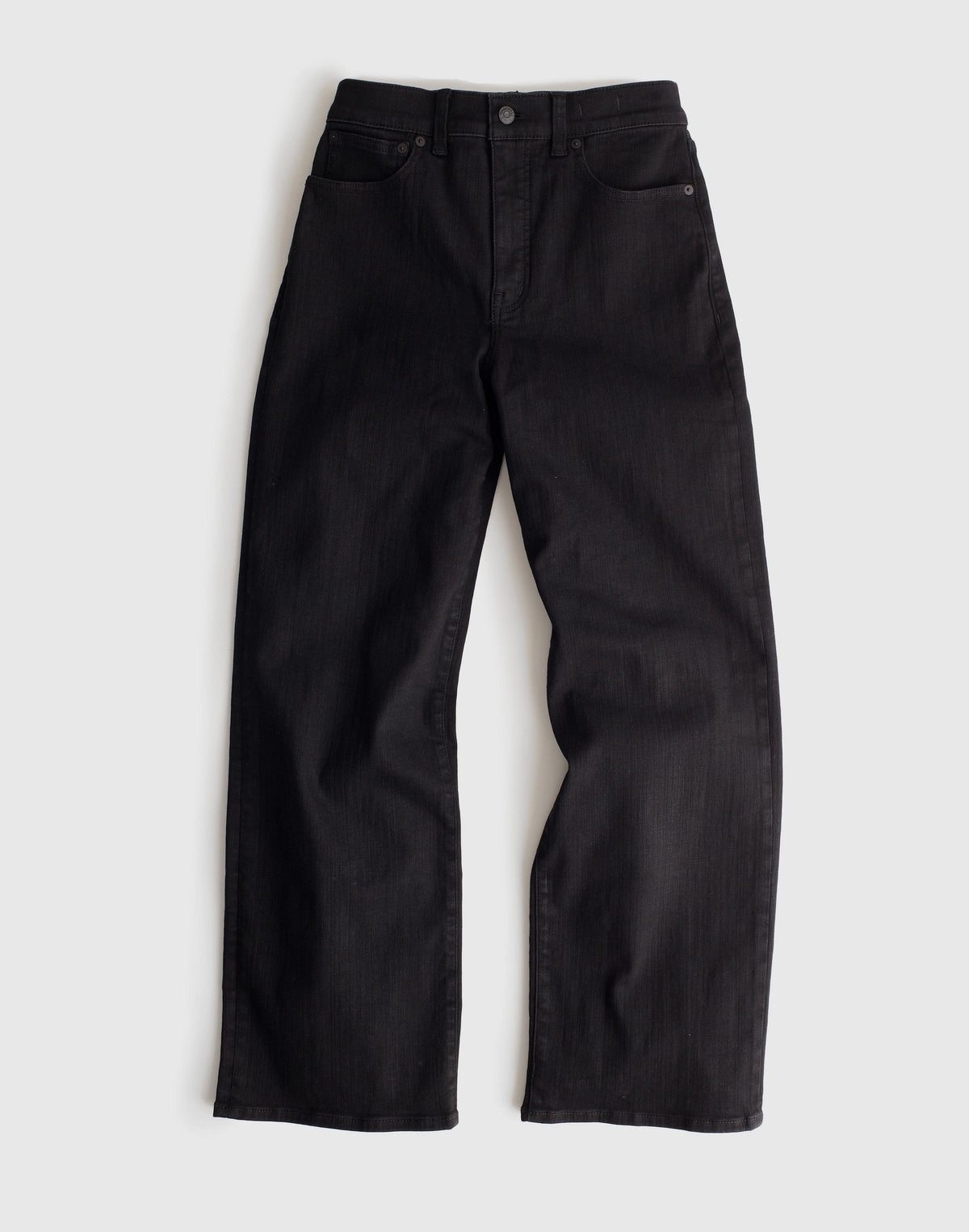 The Tall Perfect Vintage Wide-Leg Black Rinse Wash | Madewell Top Pick