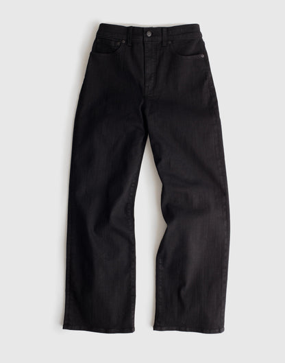 The Tall Perfect Vintage Wide-Leg Black Rinse Wash | Madewell Top Pick