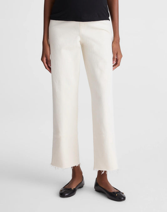 The Maternity Perfect Vintage Wide-Leg Crop Jean in Vintage Canvas Vintage Canvas | Madewell Trending