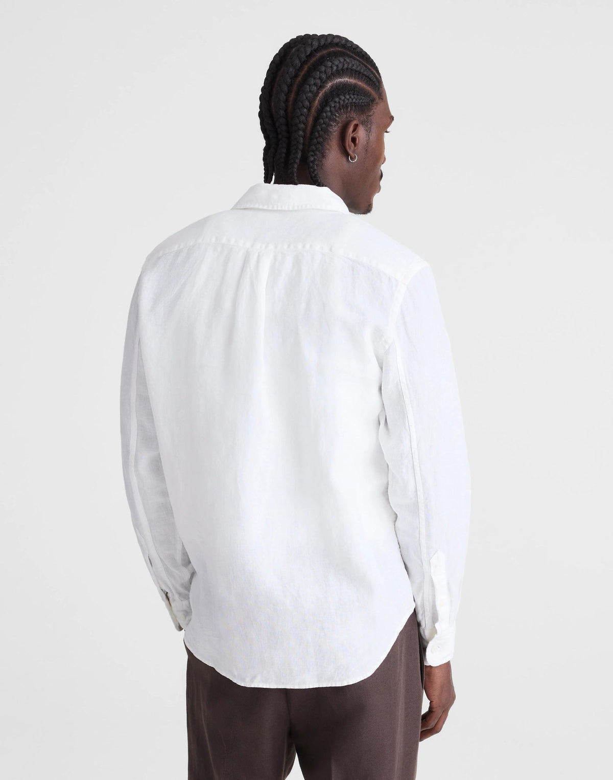 Button-Up Shirt in Linen White | Madewell Popular