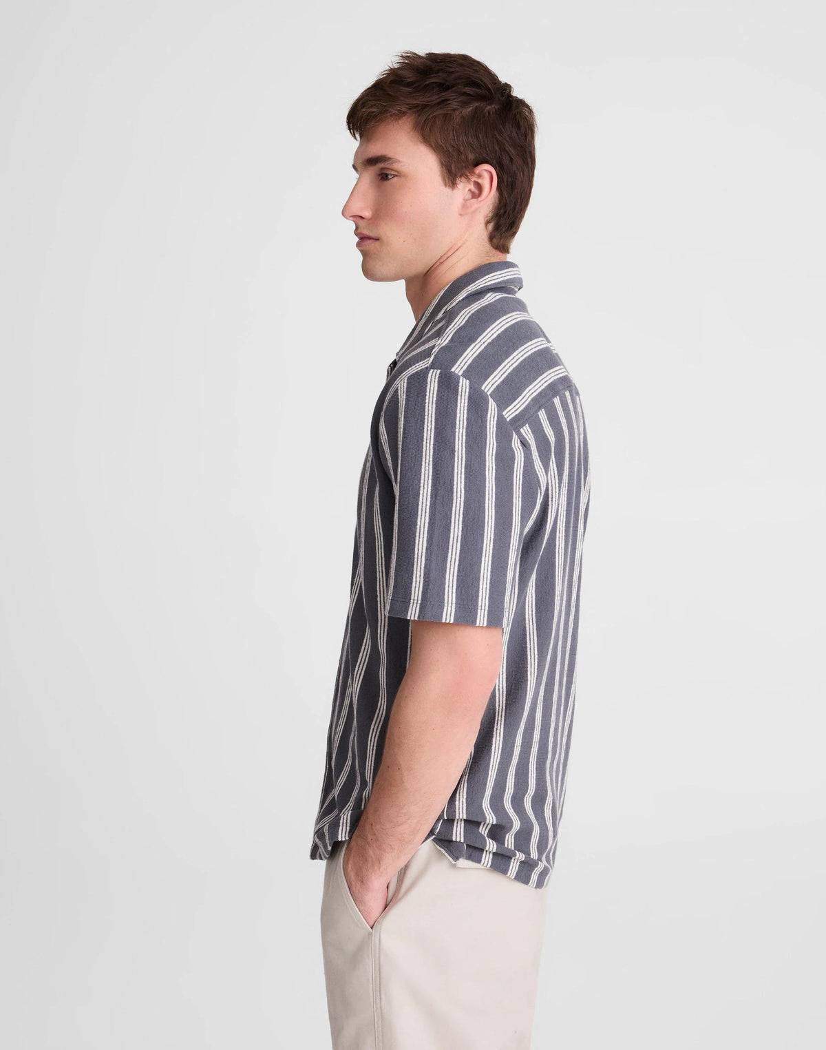 The Camp Shirt in Seaport Terry Heirloom Blue | Madewell Best Seller