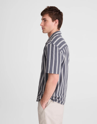 The Camp Shirt in Seaport Terry Heirloom Blue | Madewell Best Seller