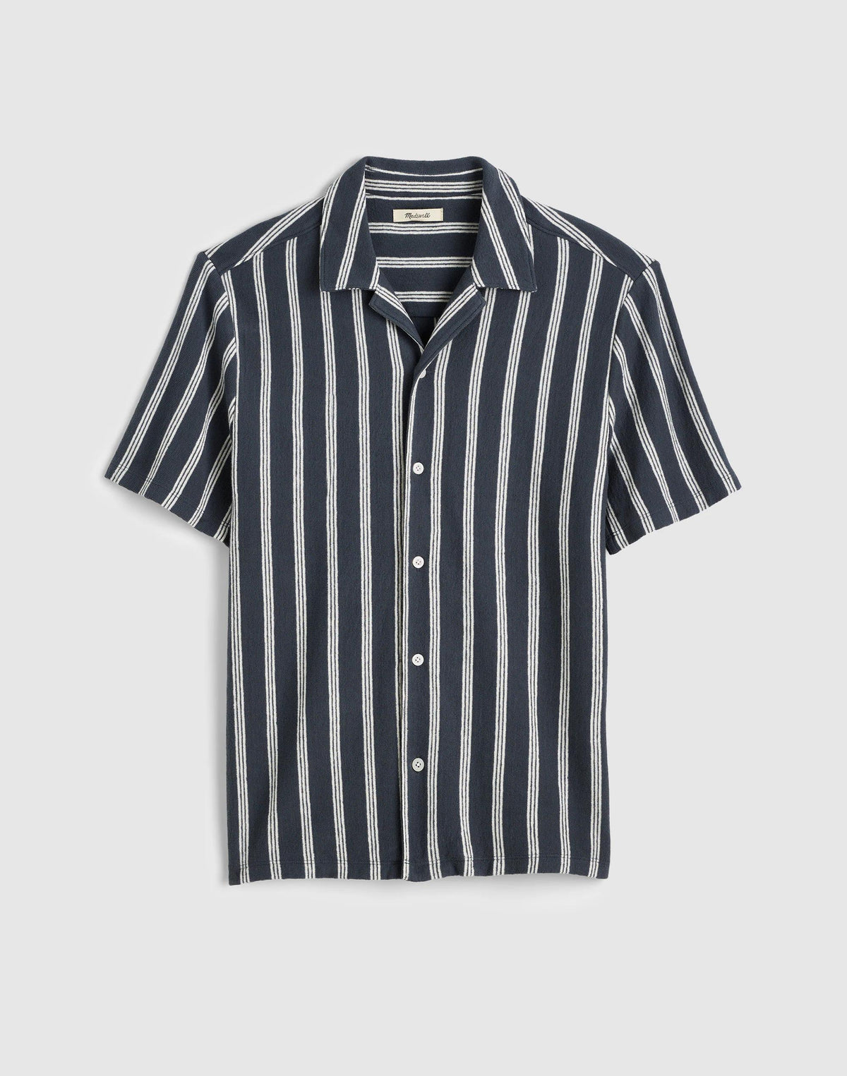 The Camp Shirt in Seaport Terry Heirloom Blue | Madewell Best Seller