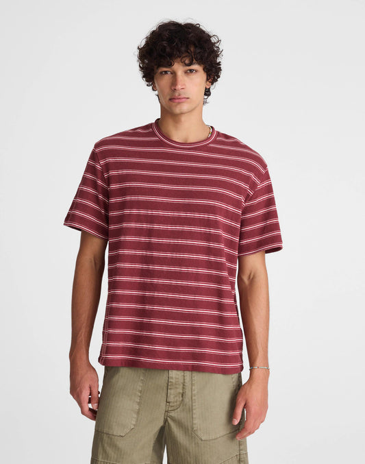 The Vintage Tee in Jacquard Dusty Merlot | Madewell Smart Buy