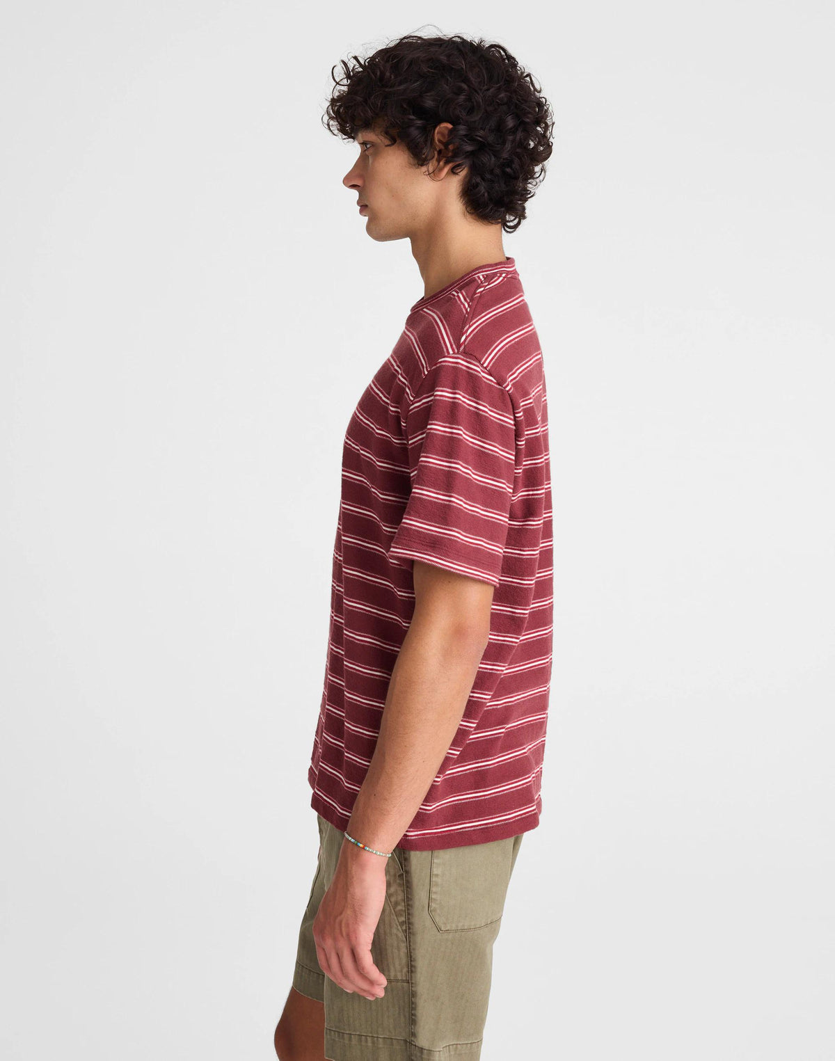 The Vintage Tee in Jacquard Dusty Merlot | Madewell Smart Buy