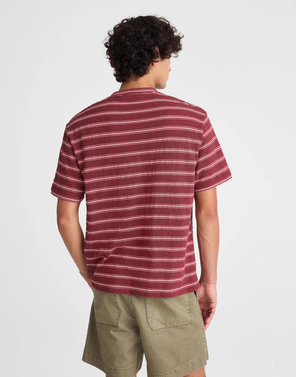 The Vintage Tee in Jacquard Dusty Merlot | Madewell Smart Buy