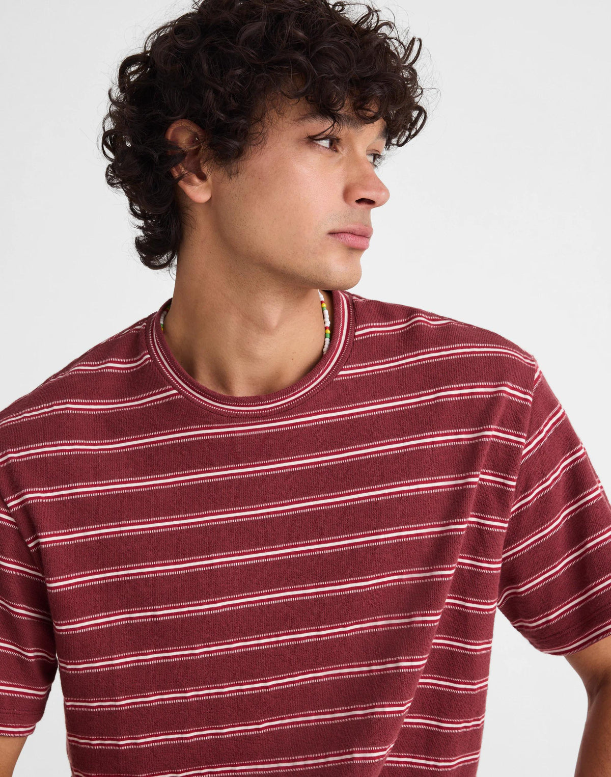 The Vintage Tee in Jacquard Dusty Merlot | Madewell Smart Buy