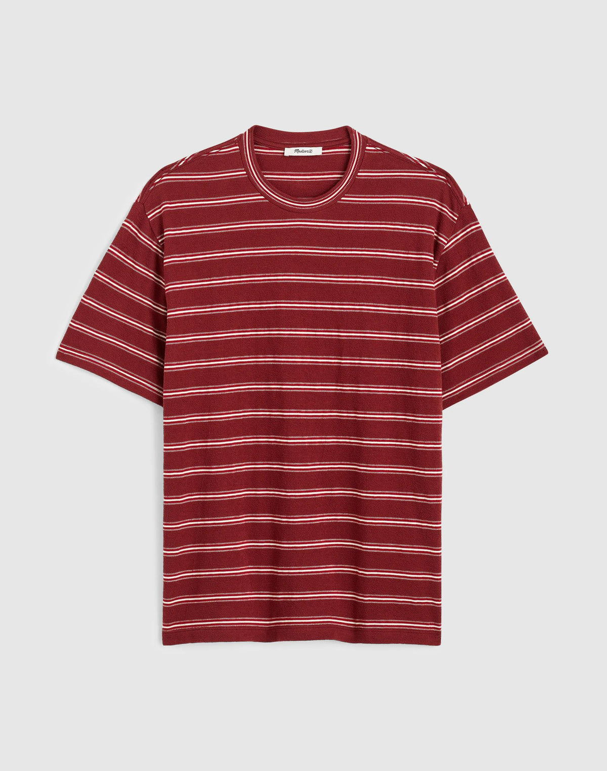 The Vintage Tee in Jacquard Dusty Merlot | Madewell Smart Buy