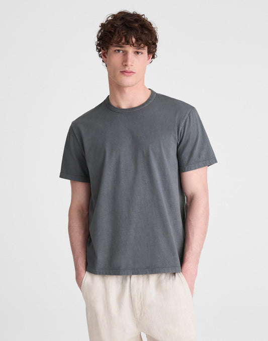 Garment-Dyed Allday Crewneck Tee Stormy Spruce | Madewell Exclusive