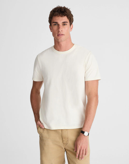 Garment-Dyed Allday Crewneck Tee Soft White | Madewell New