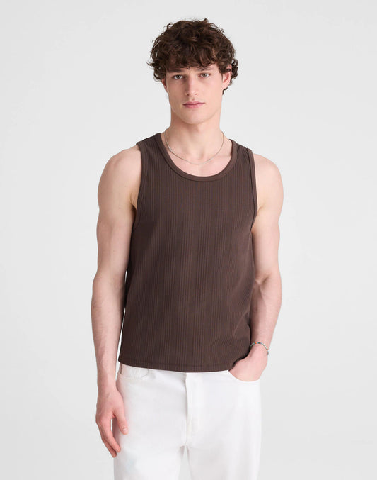 Textured Tank Chocolate | Madewell Smart Buy