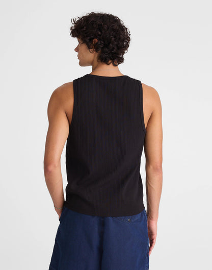 Textured Tank Jet Black | Madewell Everyday