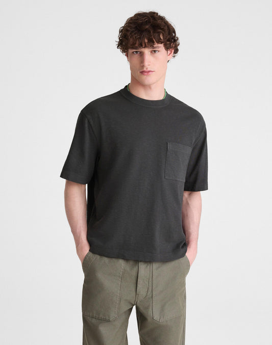 Boxy Pocket Tee in Weekend Slub Coal | Madewell Top Pick
