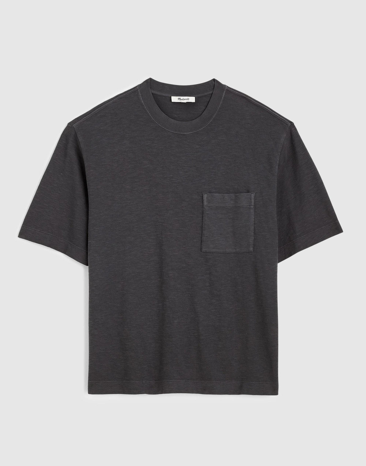 Boxy Pocket Tee in Weekend Slub Coal | Madewell Top Pick