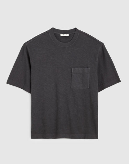 Boxy Pocket Tee in Weekend Slub Coal | Madewell Top Pick