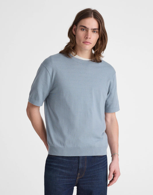 Crewneck Sweater Tee in Everyday Cotton Overcast | Madewell Deals
