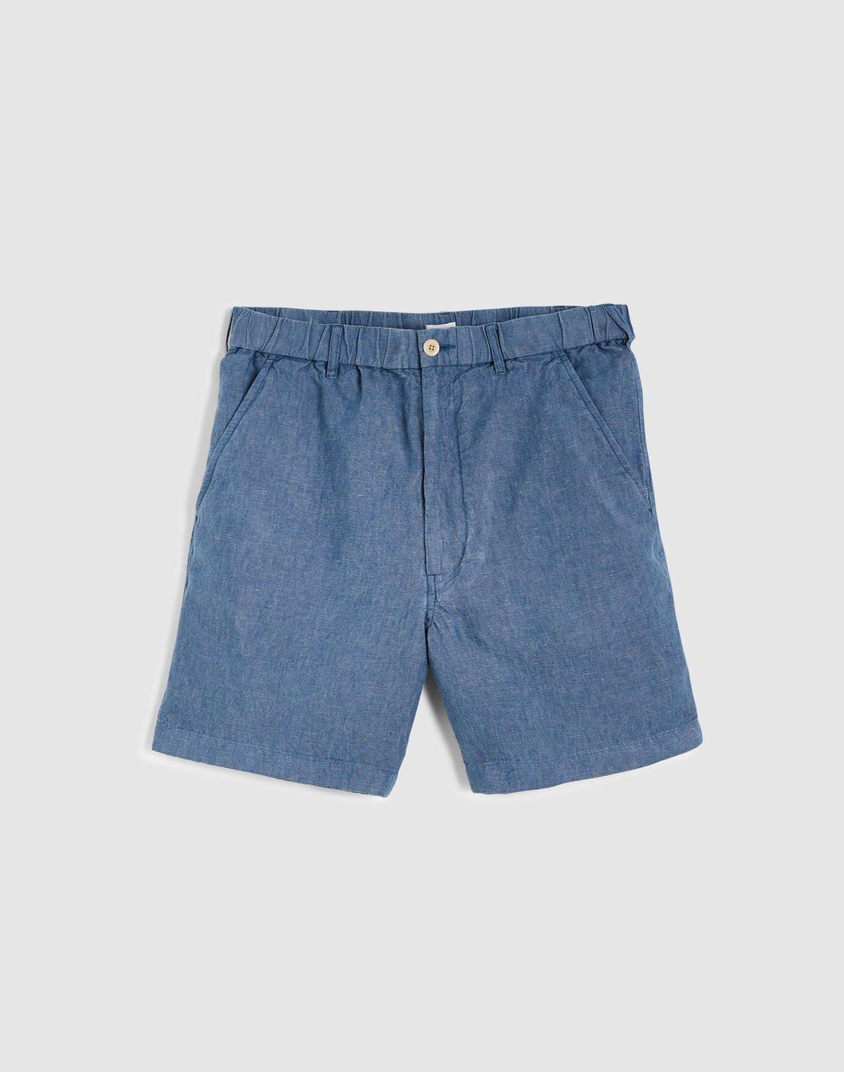 Pull-On Shorts in Linen Light Chambray | Madewell Latest