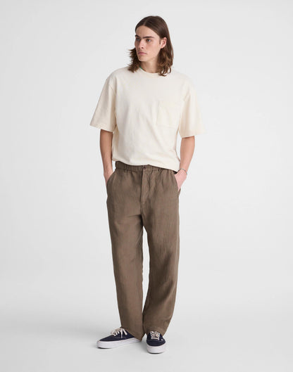 Pull-On Pant in Linen Olive | Madewell Featured
