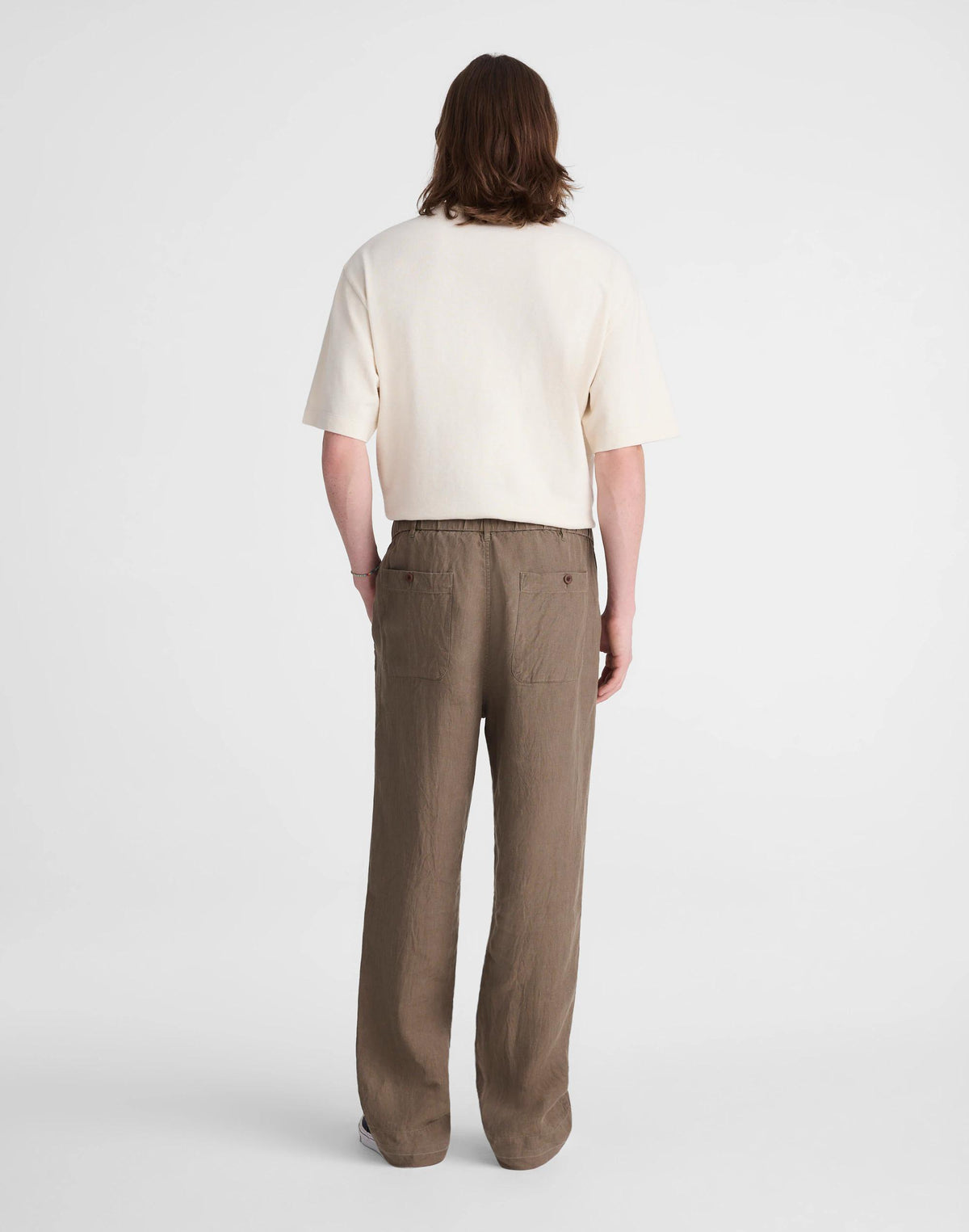 Pull-On Pant in Linen Olive | Madewell Featured