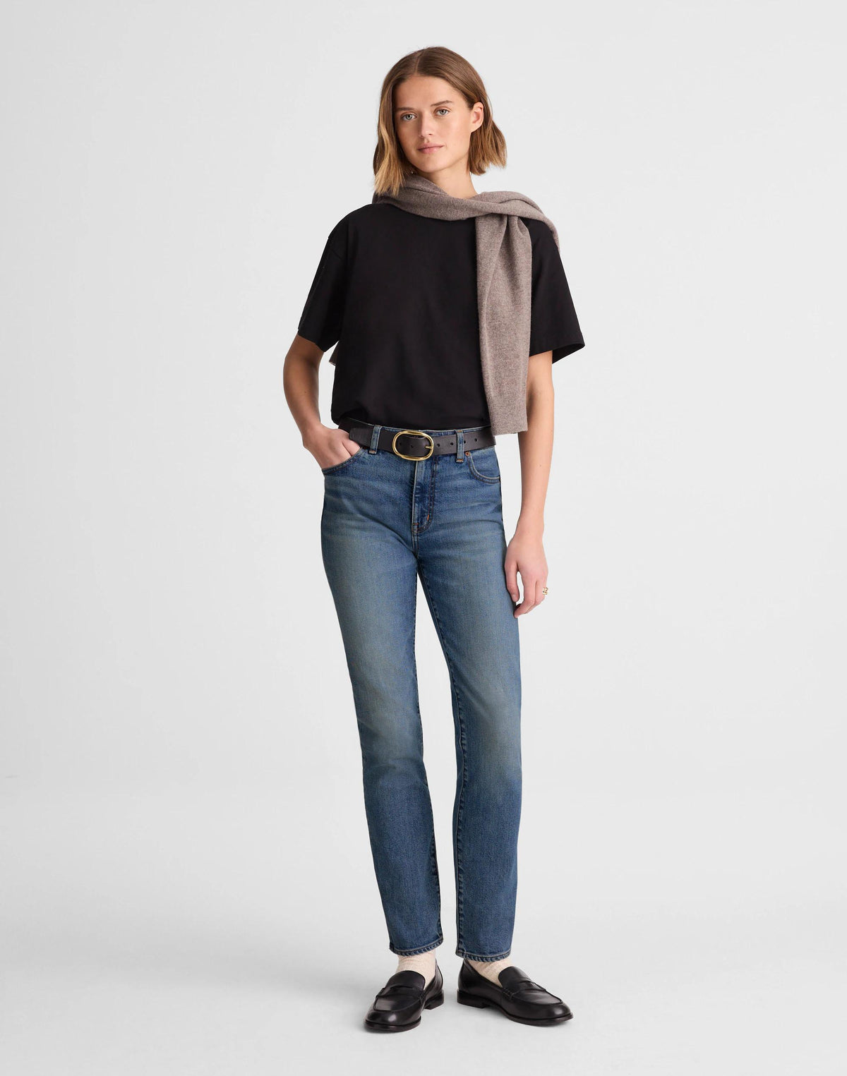 The Jules Slim-Straight Jean Concho Wash | Madewell Featured