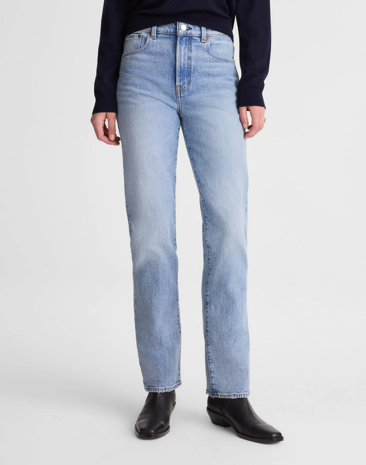 The Longline Straight Jean Raebrook Wash | Madewell Best Seller