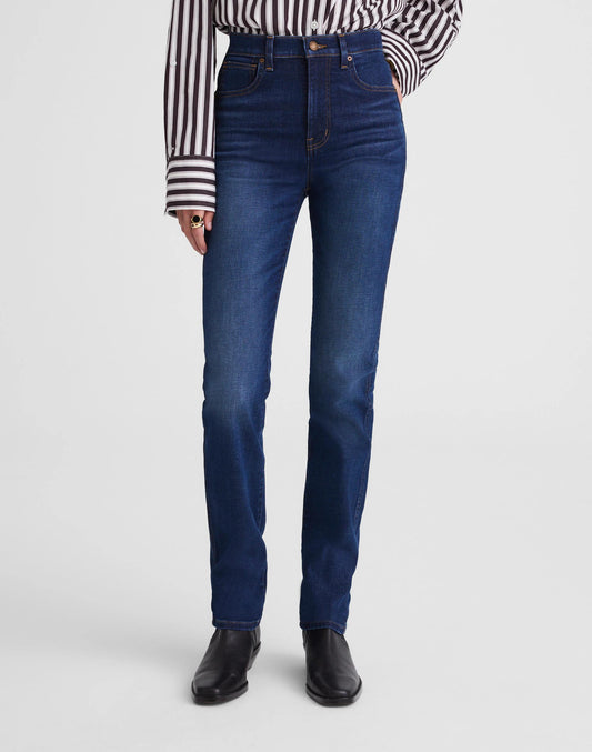 The Pencil Jean in Super Stretch Denim Pipestone Wash | Madewell Signature