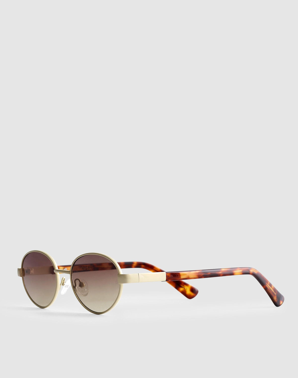 Wire Frame Oval Sunglasses White | Madewell Recommended