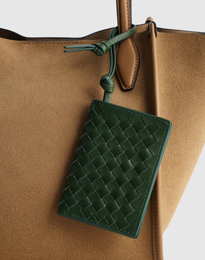 Woven ID Case Golf Green | Madewell Best Seller