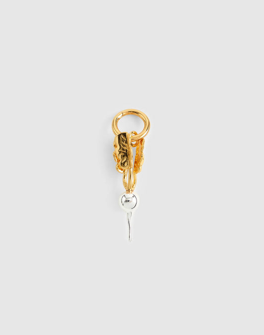 Mixed-Metal Radish Charm Antique Gold | Madewell Discount