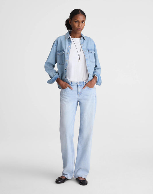 The Short Low-Rise Loose Jean Foster Wash | Madewell Trusted