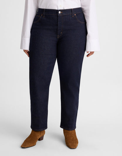 The Plus Jules Slim-Straight Jean Rinse Wash | Madewell Hot Sale