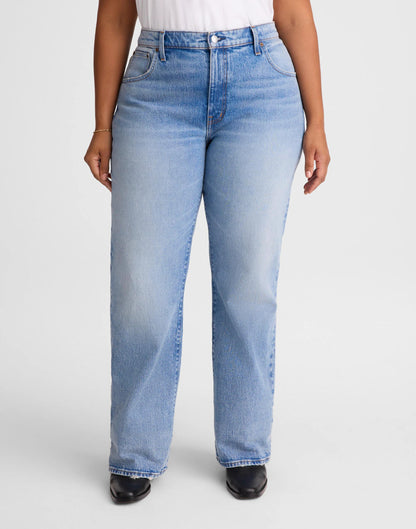 Plus Relaxed Bootcut Jeans Raebrook Wash | Madewell Signature