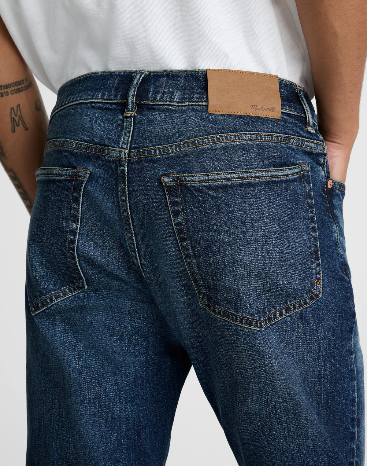 Athletic Slim Jeans Danden Wash | Madewell Customer Favorite